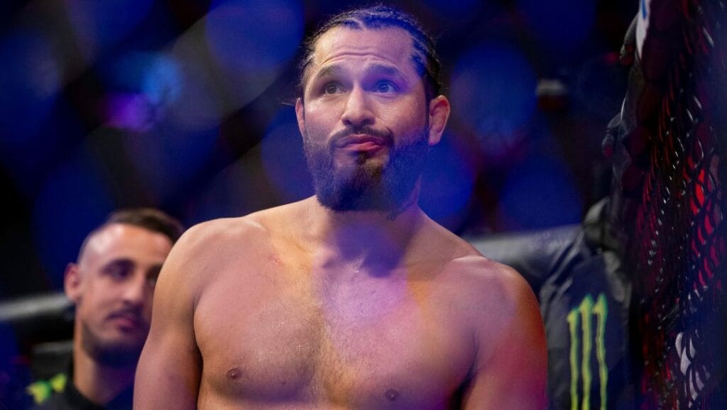 Jorge Masvidal celebrates his knockout victory over Ben Askren during their welterweight mixed martial arts bout at UFC 239.