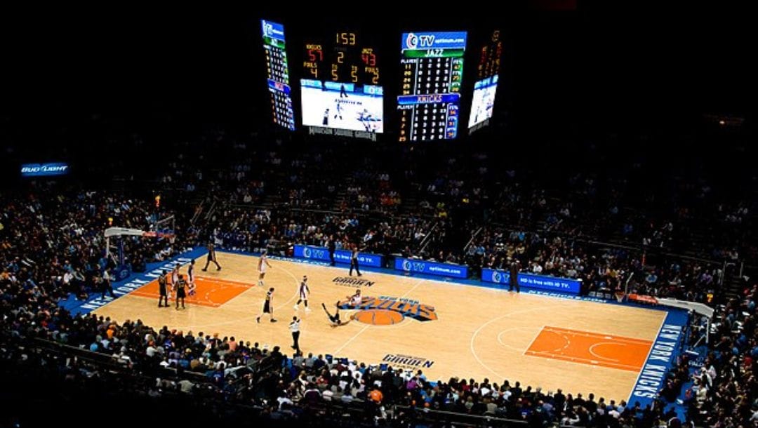 New-York Knicks in the Madison Square Garden in 2011.