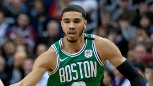 A photo of the Celtics' Jayson Tatum.