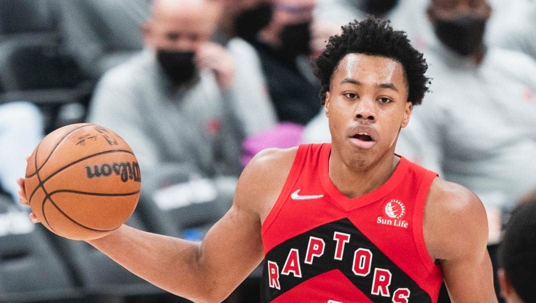 A photo of Scottie Barnes of the Raptors.