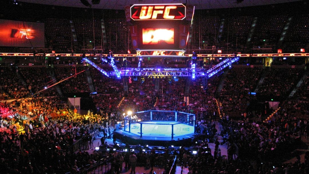 UFC Fight Night takes place at the Frank Erwin Center in Austin, Texas, Saturday, Nov. 22, 2014.
